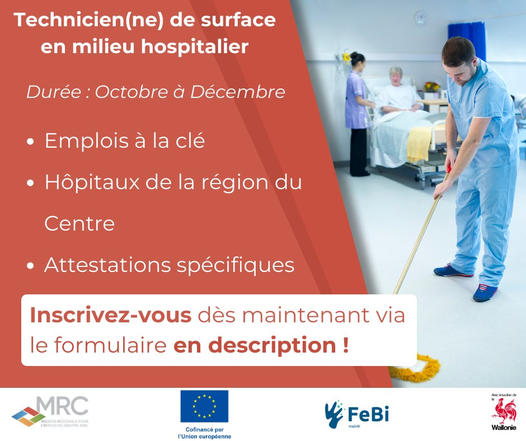 Formation nettoyage en milieu hospitalier