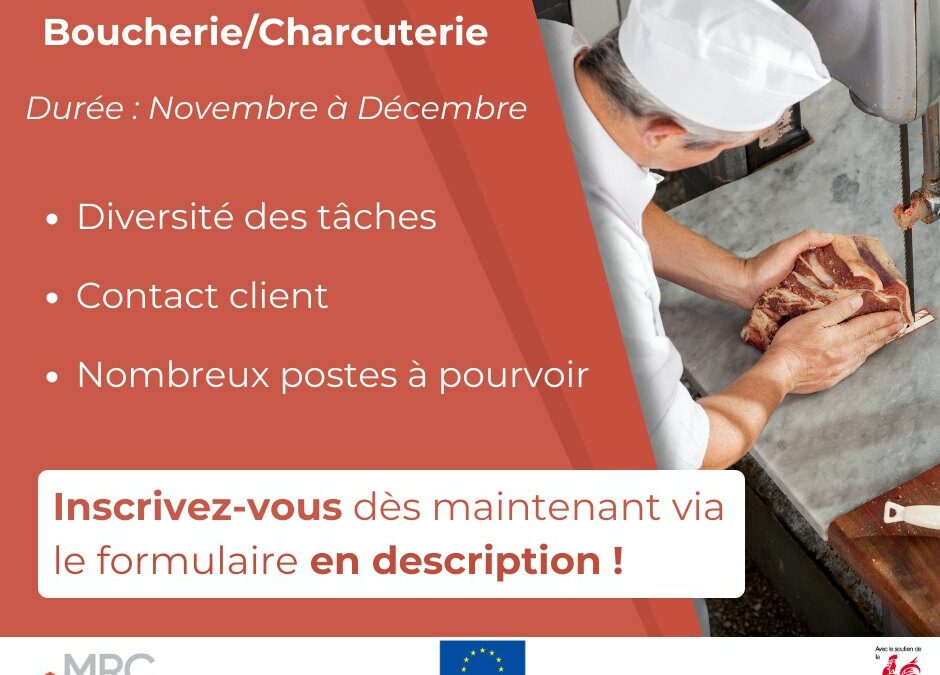 Formation vendeur boucherie/charcuterie